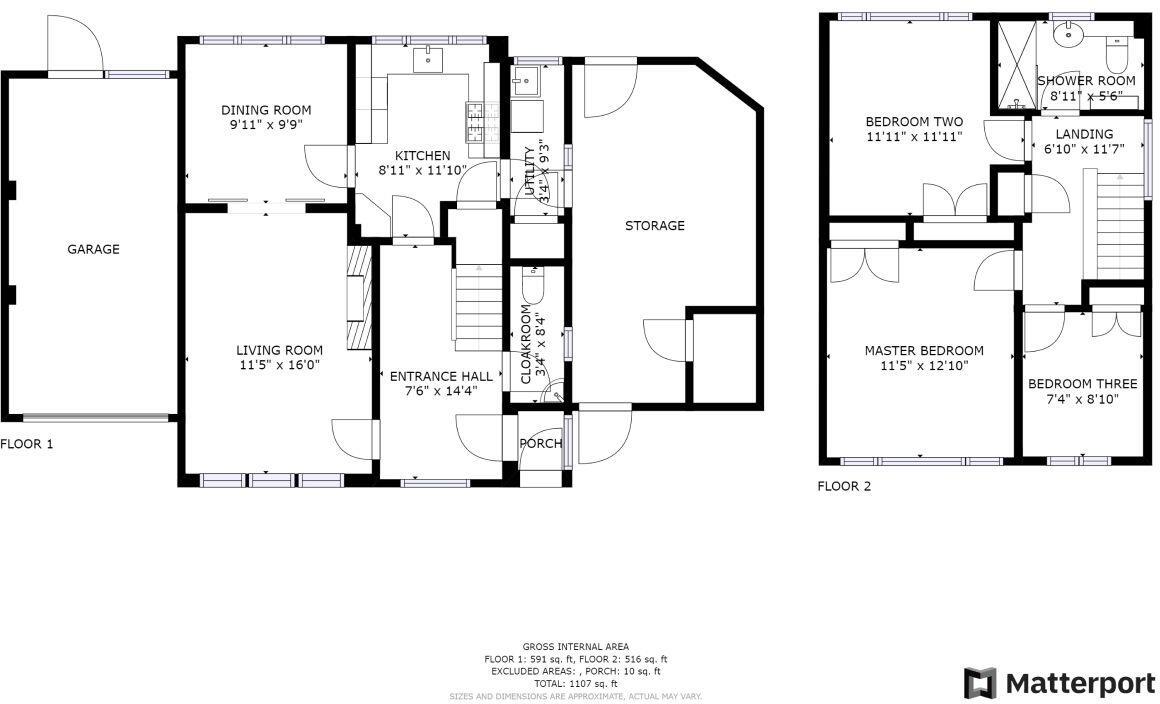 Floorplan of 3 bedroom Detached House for sale, West Hill, Portishead, Bristol, BS20