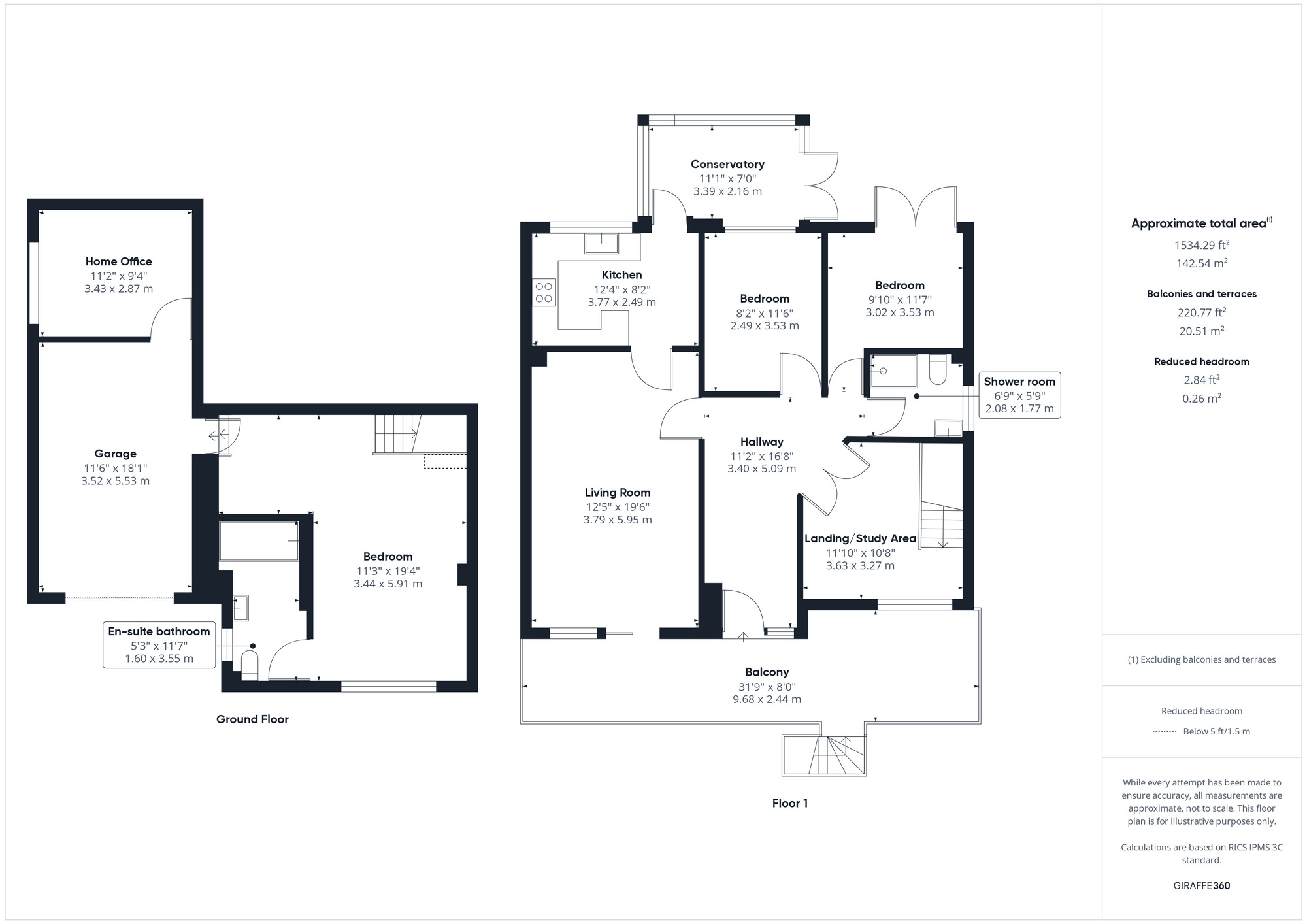 Floorplan of 3 bedroom Detached House for sale, Hillside Road, Portishead, Bristol, BS20