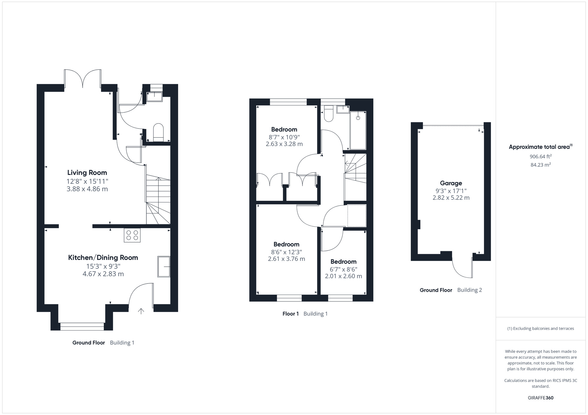 Floorplan of 3 bedroom Mid Terrace House for sale, Eastcliff, Portishead, Bristol, BS20