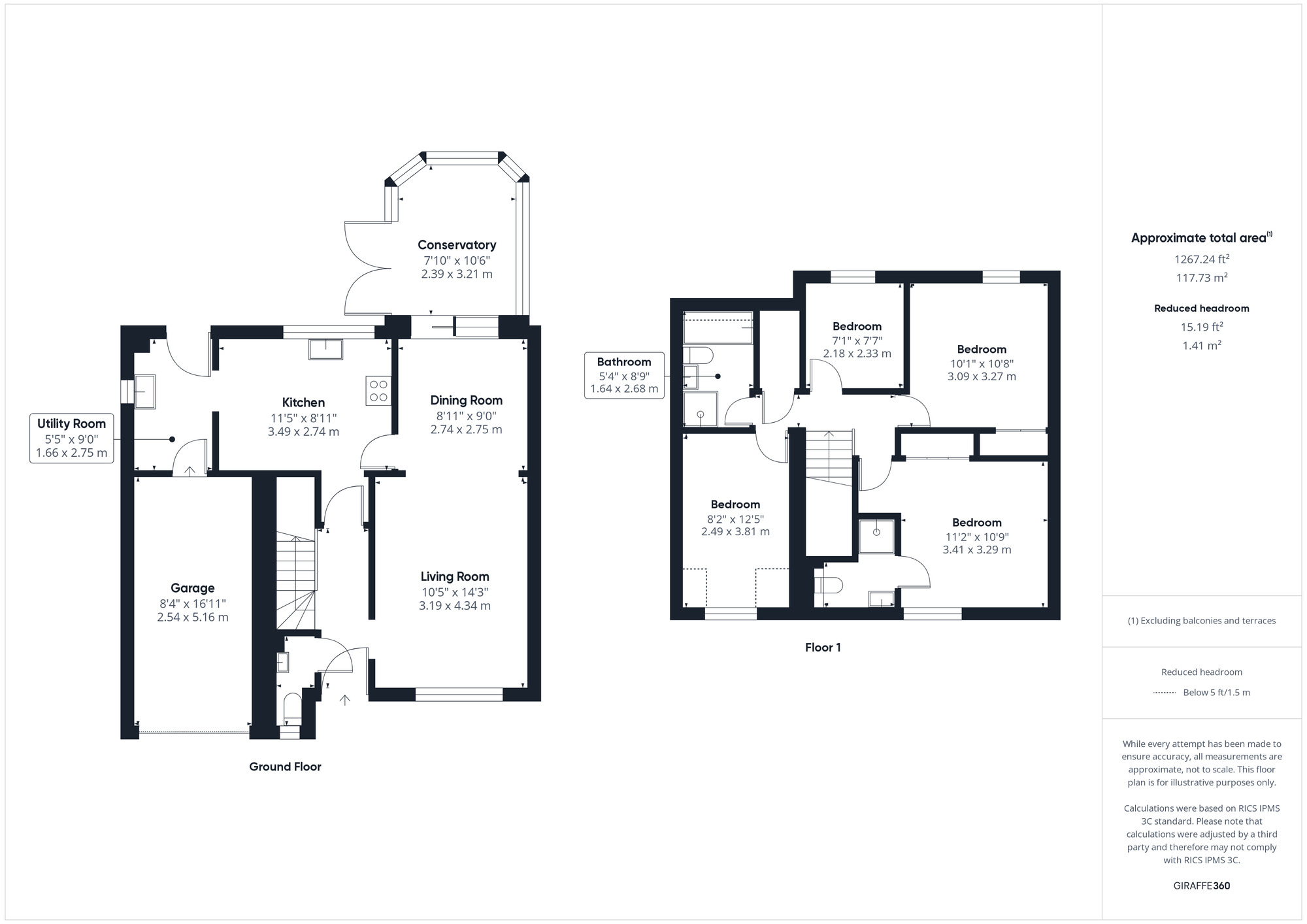 Floorplan of 4 bedroom Detached House for sale, Brock End, Portishead, Somerset, BS20