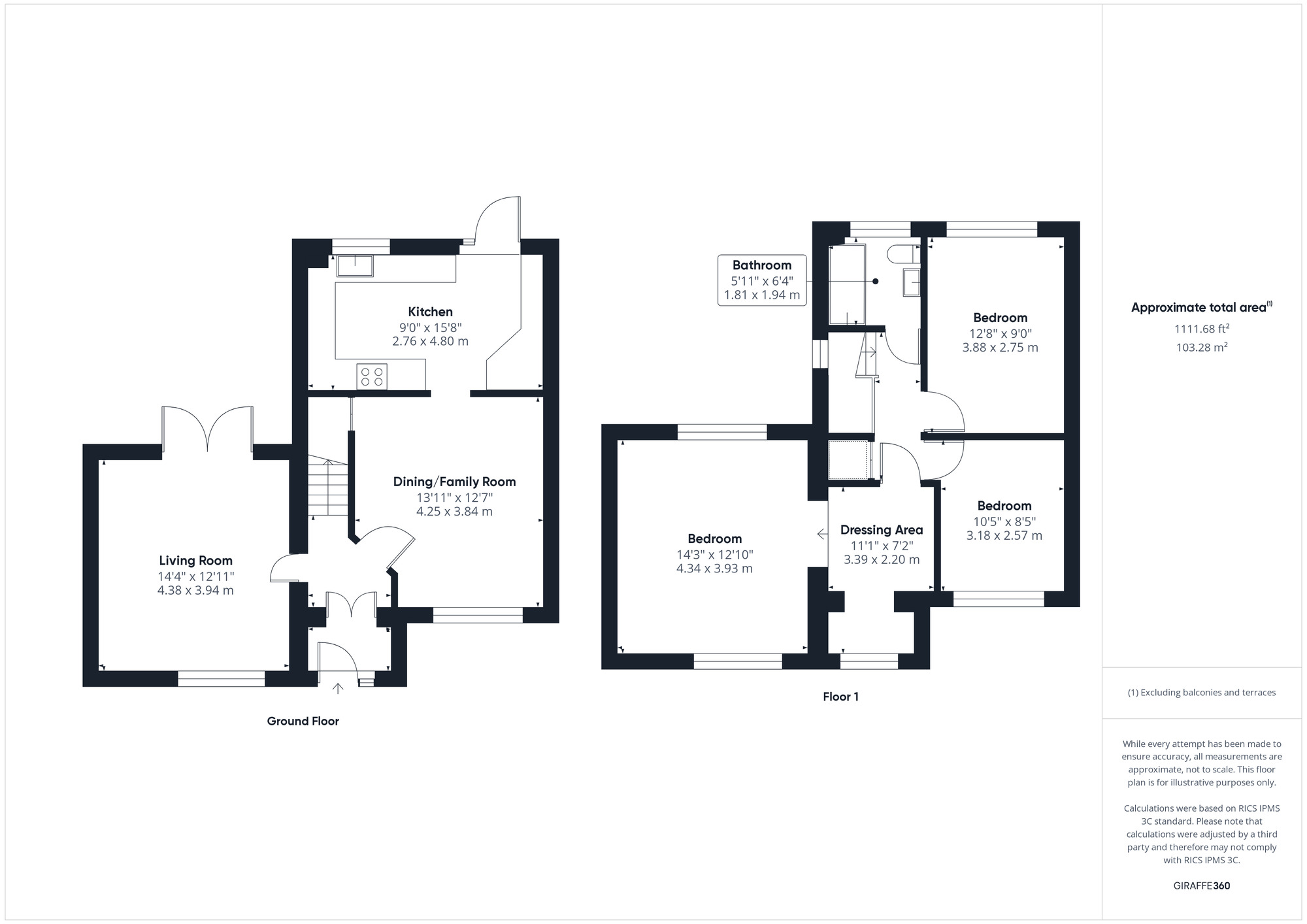 Floorplan of 3 bedroom Semi Detached House for sale, Bryant Gardens, Clevedon, North Somerset, BS21