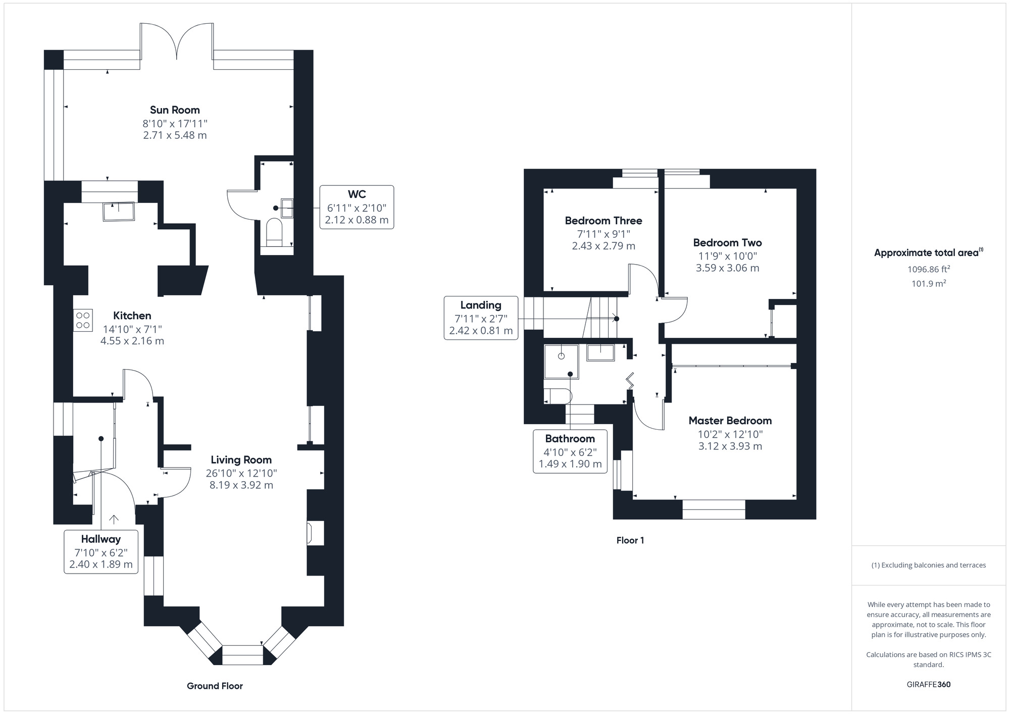 Floorplan of 3 bedroom Detached House to rent, Albert Road, Portishead, Somerset, BS20