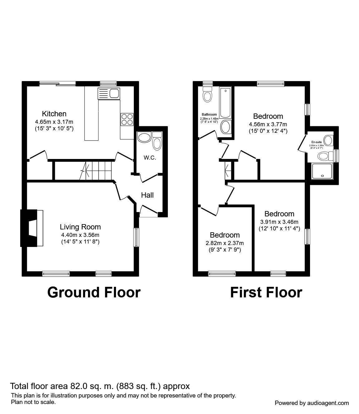 Floorplan of 3 bedroom Detached House to rent, Highfield Road, Liverpool, Merseyside, L36