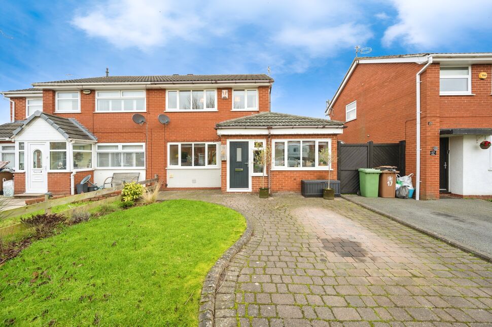 Main image of 3 bedroom Semi Detached House for sale, Croston Avenue, Rainhill, Merseyside, L35