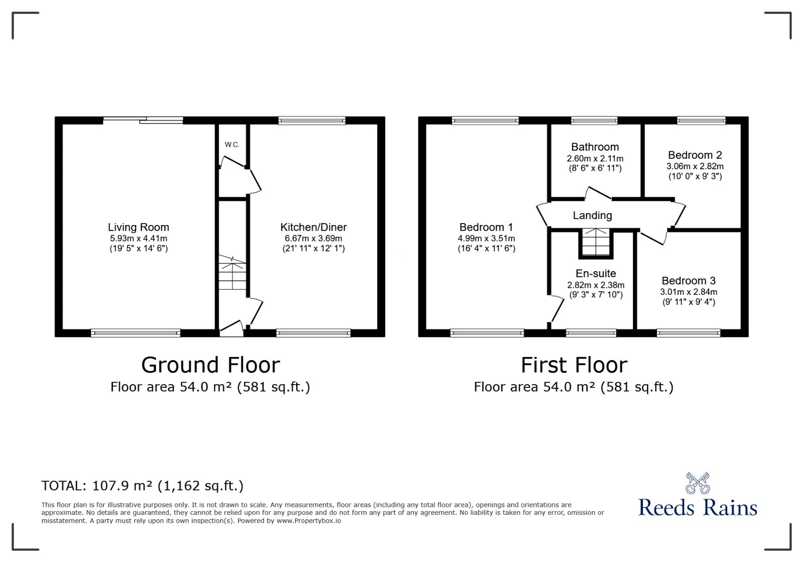 Floorplan of 3 bedroom Semi Detached House for sale, Longview Drive, Liverpool, Merseyside, L36