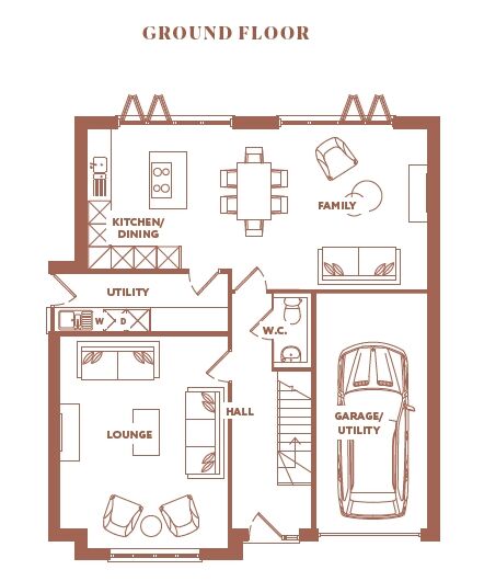 Floorplan of 4 bedroom Detached House to rent, Astley Drive, Broughton, Lancashire, PR3