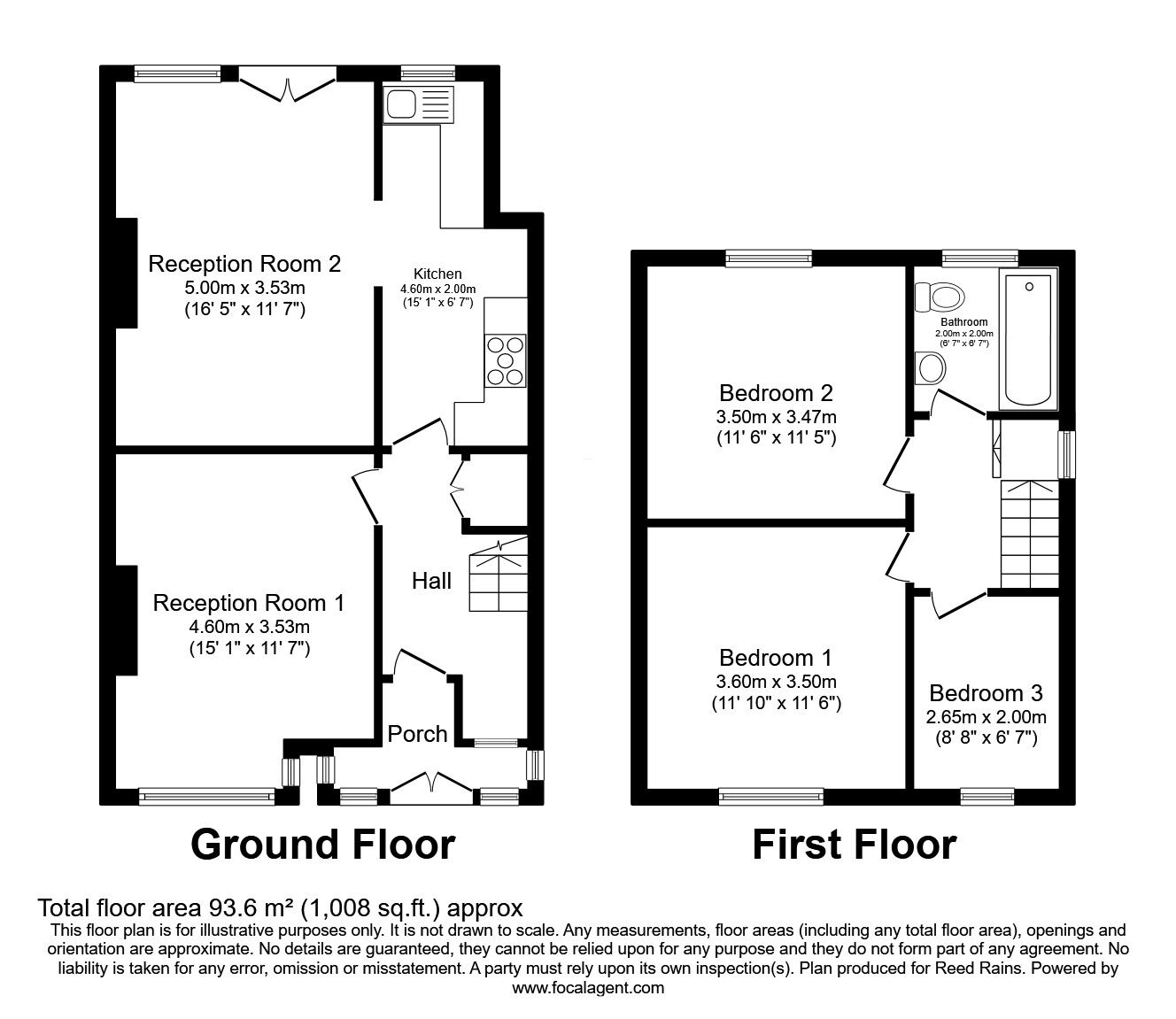 Floorplan of 3 bedroom Semi Detached House for sale, Greavestown Lane, Lea, Lancashire, PR2