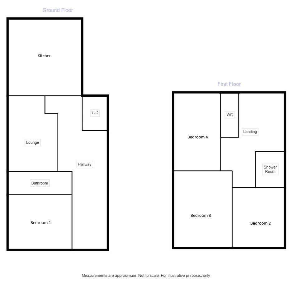 Floorplan of 3 bedroom Mid Terrace House for sale, Shelley Road, Ashton-on-Ribble, Lancashire, PR2