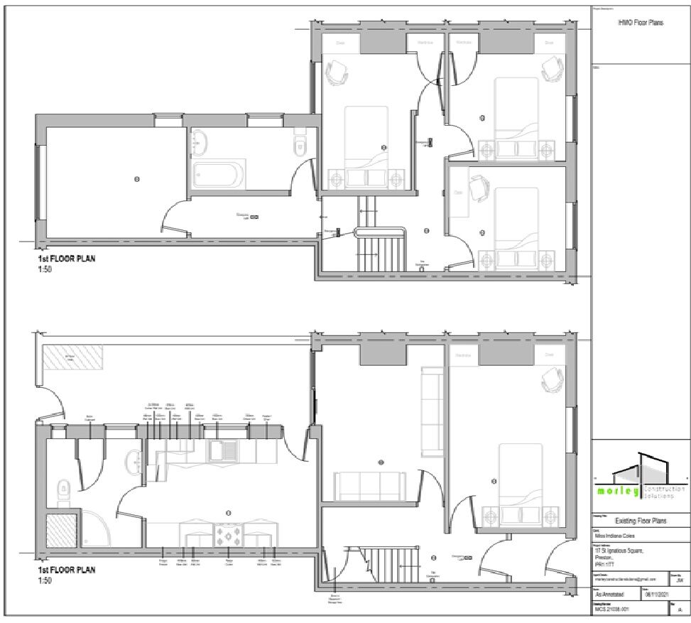 Floorplan of 5 bedroom Mid Terrace House for sale, St. Ignatius Square, Preston, Lancashire, PR1