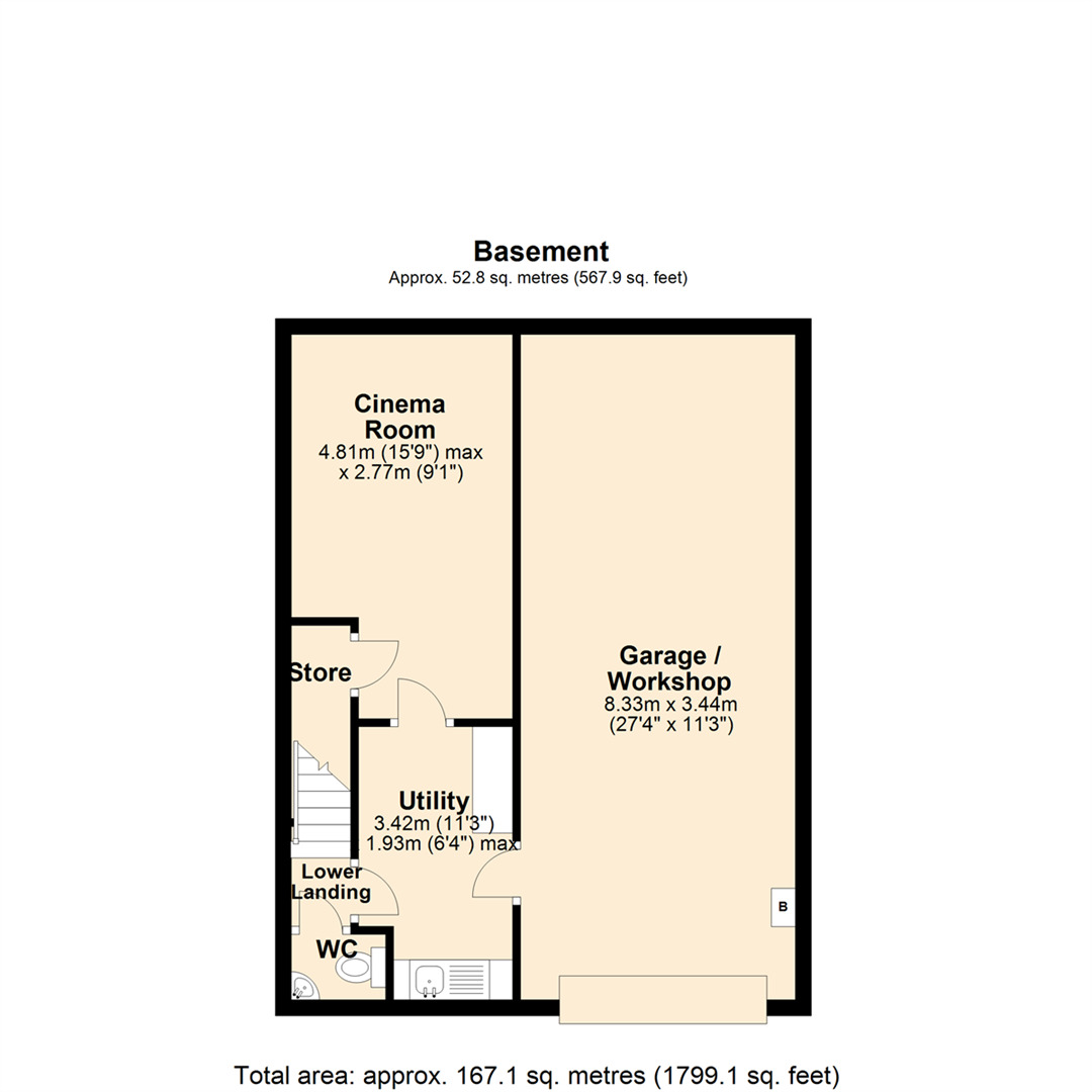 Floorplan of 4 bedroom Detached House for sale, Lower House Green, Lumb, Lancashire, BB4