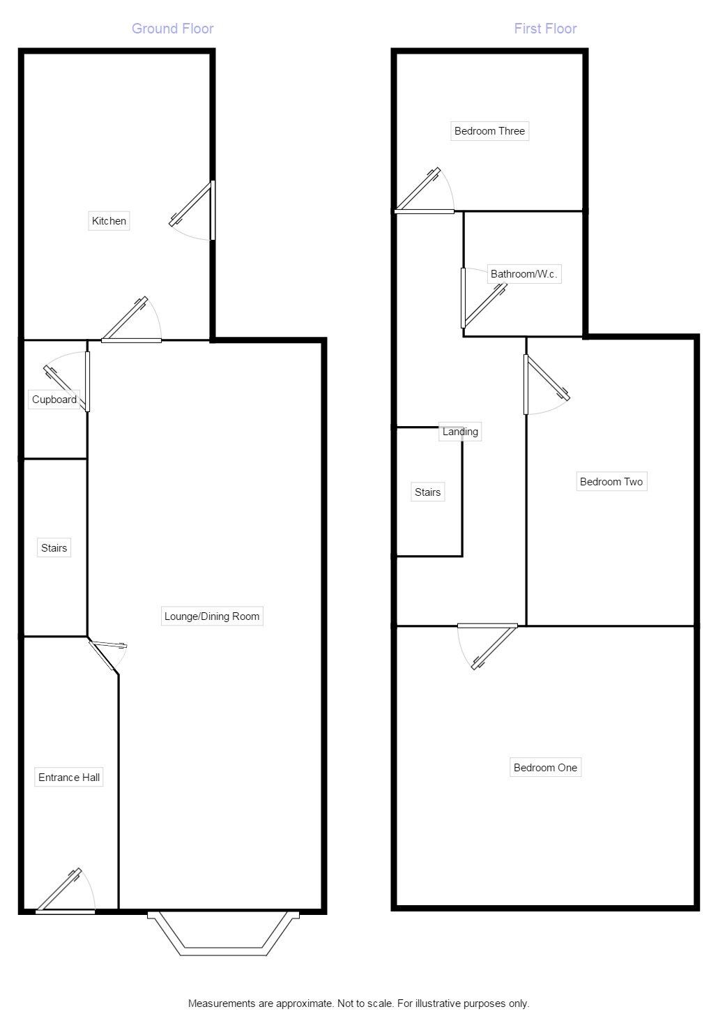 Floorplan of 3 bedroom Semi Detached House to rent, Reddish Road, Stockport, Greater Manchester, SK5