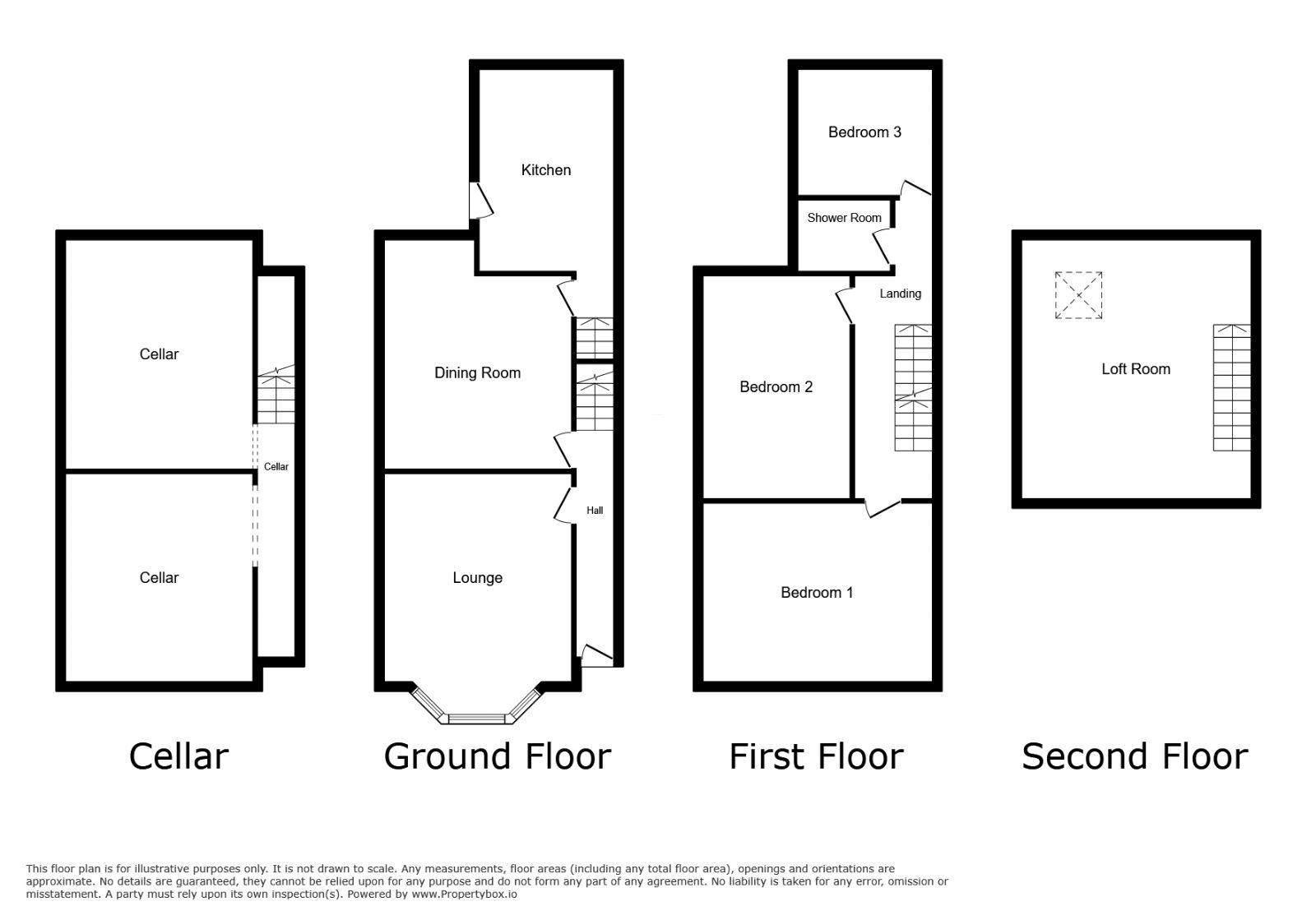 Floorplan of 3 bedroom End Terrace House for sale, Gorton Road, Stockport, Greater Manchester, SK5