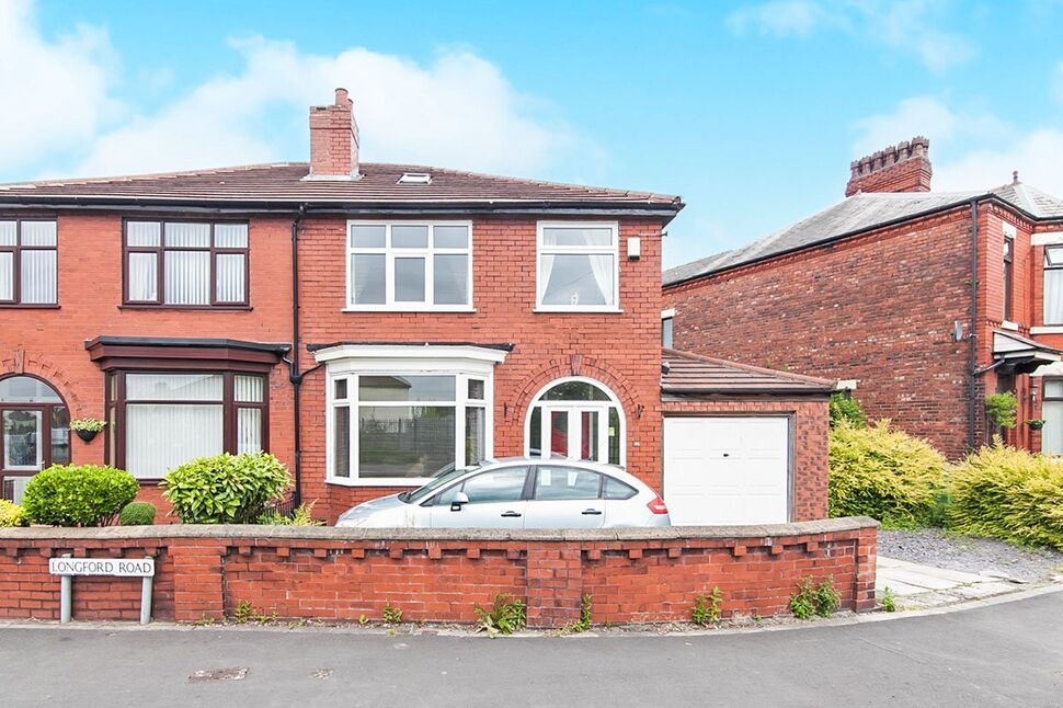 Main image of 3 bedroom Semi Detached House for sale, Longford Road, Reddish, Cheshire, SK5