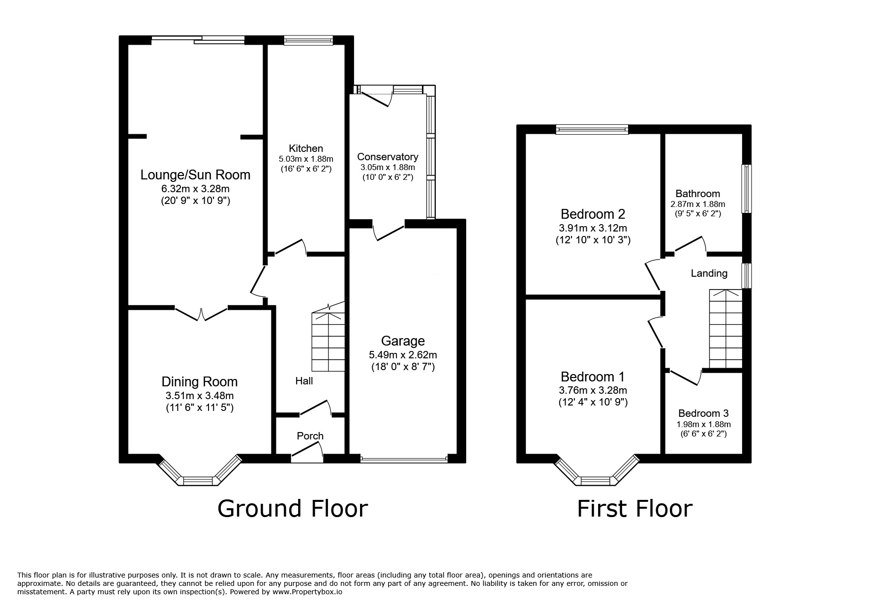 Floorplan of 3 bedroom Semi Detached House for sale, Farley Avenue, Manchester, Greater Manchester, M18