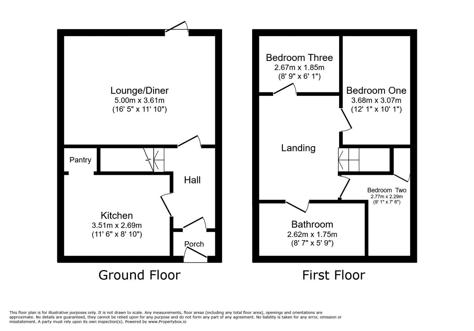 Floorplan of 3 bedroom Mid Terrace House for sale, Lune Way, Stockport, Greater Manchester, SK5