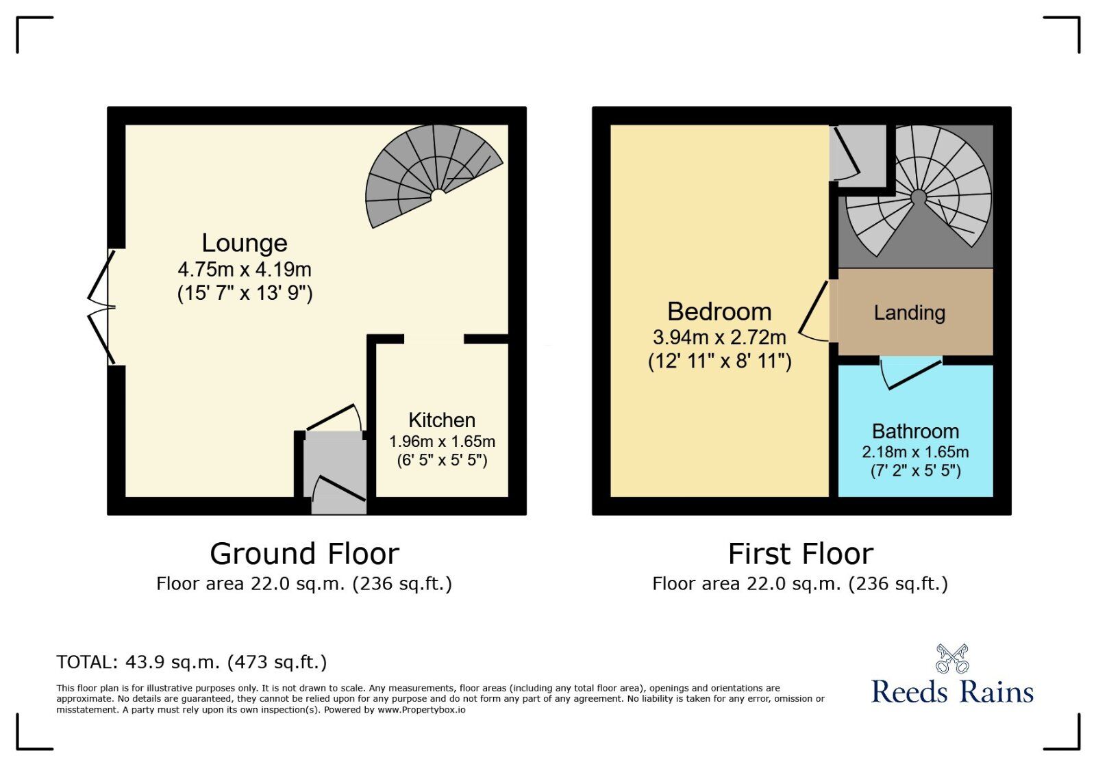 Floorplan of 1 bedroom Semi Detached House for sale, Gorton Lane, Manchester, Greater Manchester, M12