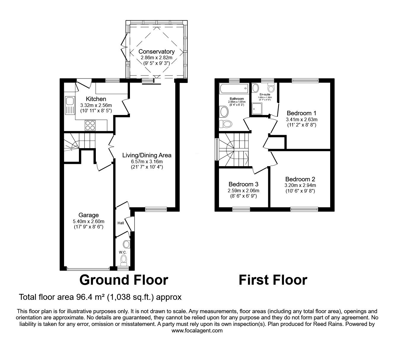 Floorplan of 3 bedroom Detached House for sale, Badminton View, Leeds, West Yorkshire, LS10