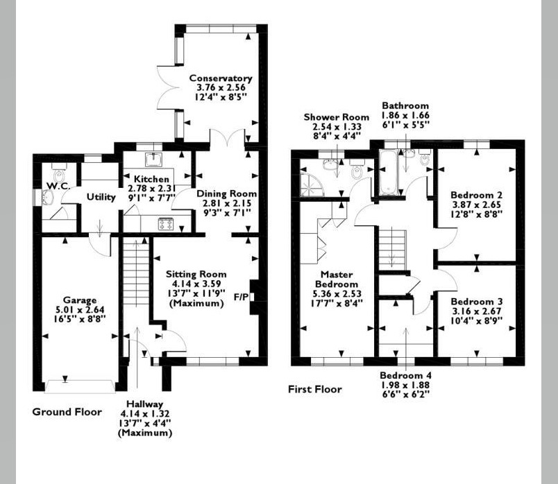 Floorplan of 4 bedroom Detached House for sale, Lower Mickletown, Methley, West Yorkshire, LS26