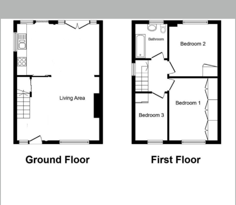 Floorplan of 3 bedroom Semi Detached House for sale, Holmsley Lane, Woodlesford, West Yorkshire, LS26