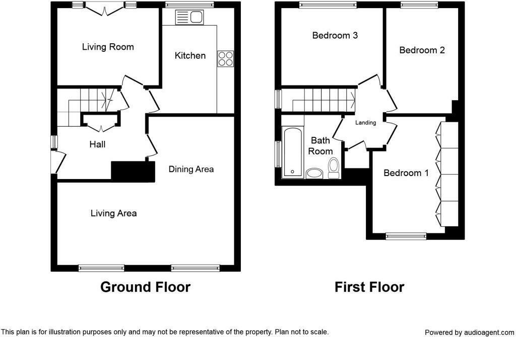 Floorplan of 3 bedroom Semi Detached House for sale, Springhead Road, Rothwell, West Yorkshire, LS26