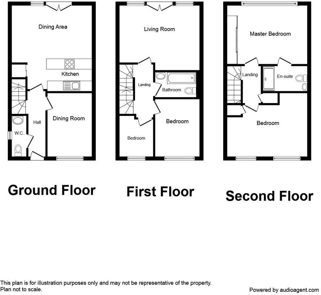 Floorplan of 4 bedroom Semi Detached House for sale, Sherwood Walk, Middleton, West Yorkshire, LS10