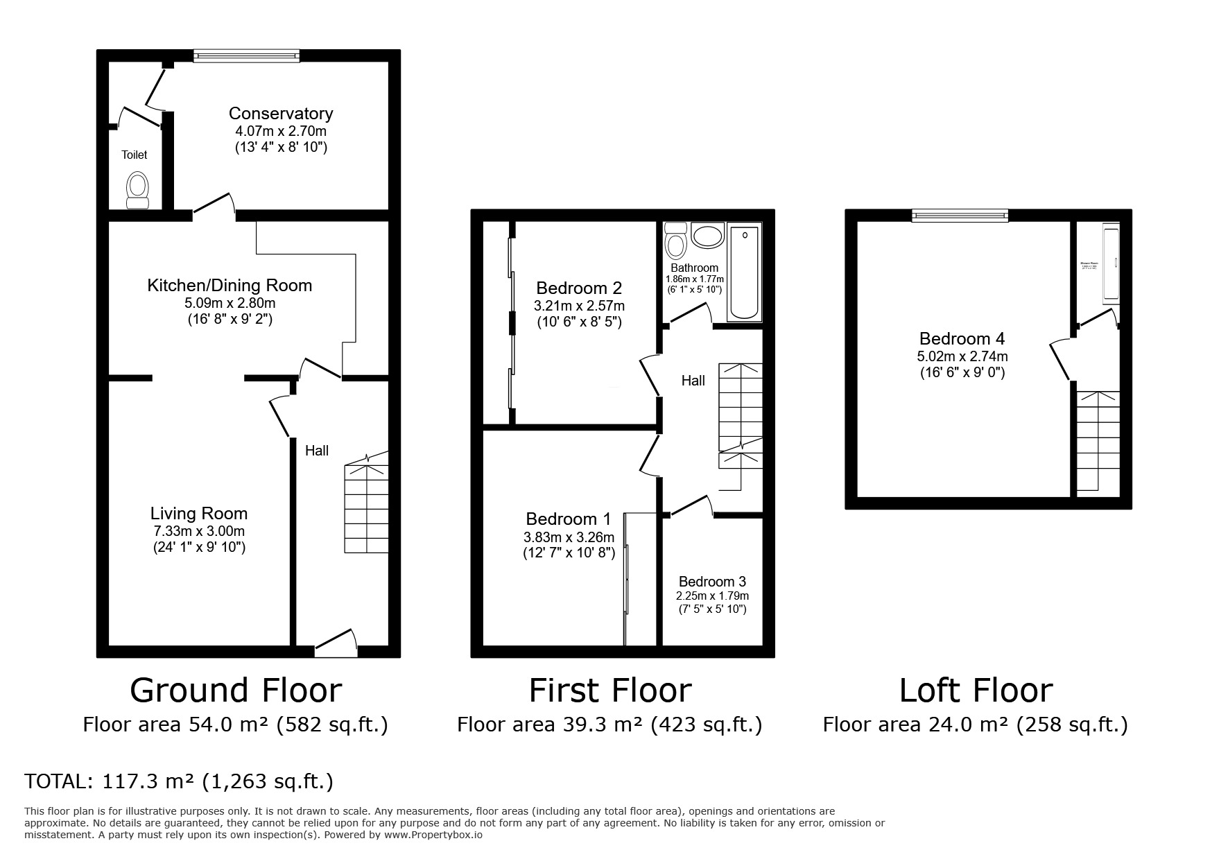 Floorplan of 4 bedroom Mid Terrace House for sale, Torrington Road, Dagenham, RM8