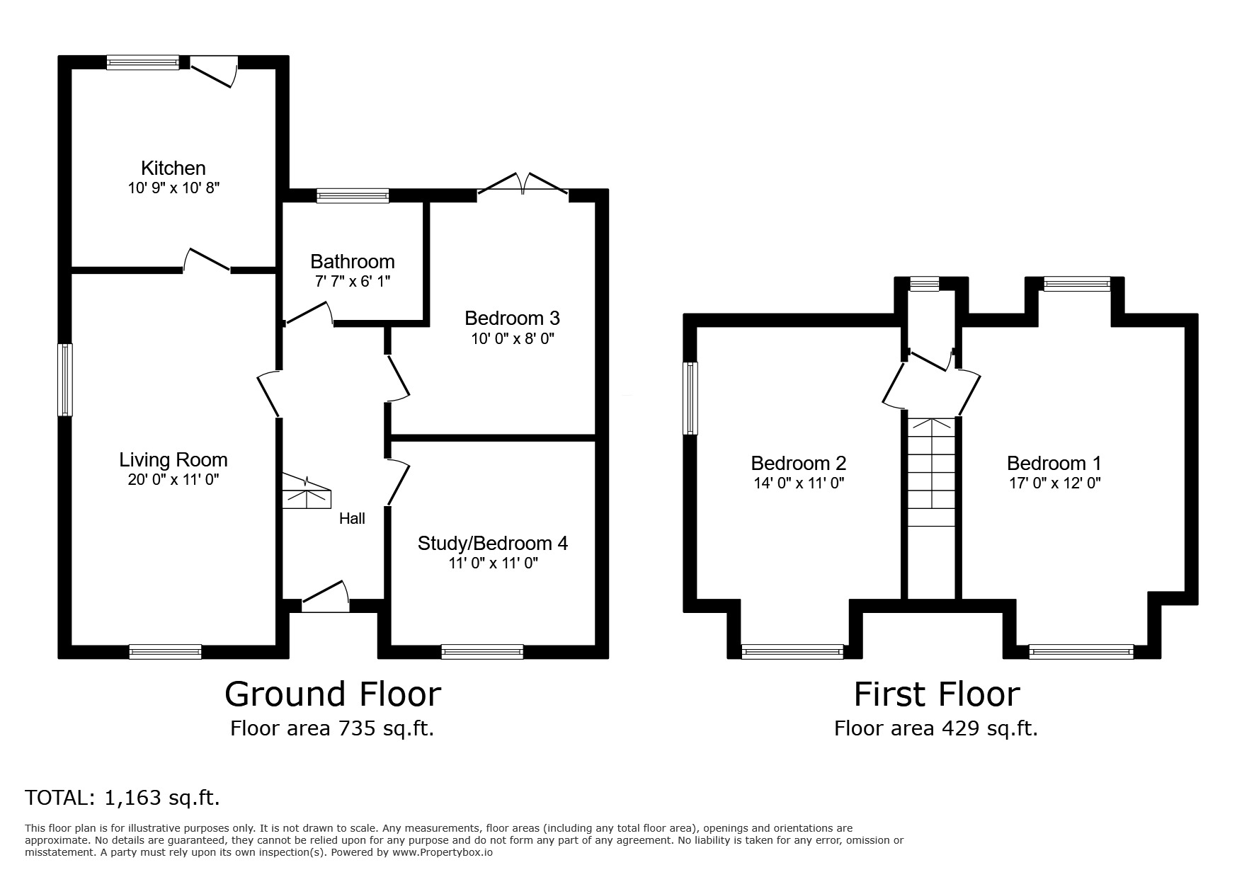 Floorplan of 4 bedroom Semi Detached House for sale, Hobbs Lane, Beckley, East Sussex, TN31