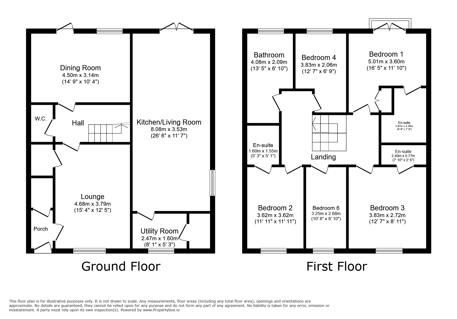 Floorplan of 5 bedroom End Terrace House for sale, Carina Place, Salford, Greater Manchester, M7