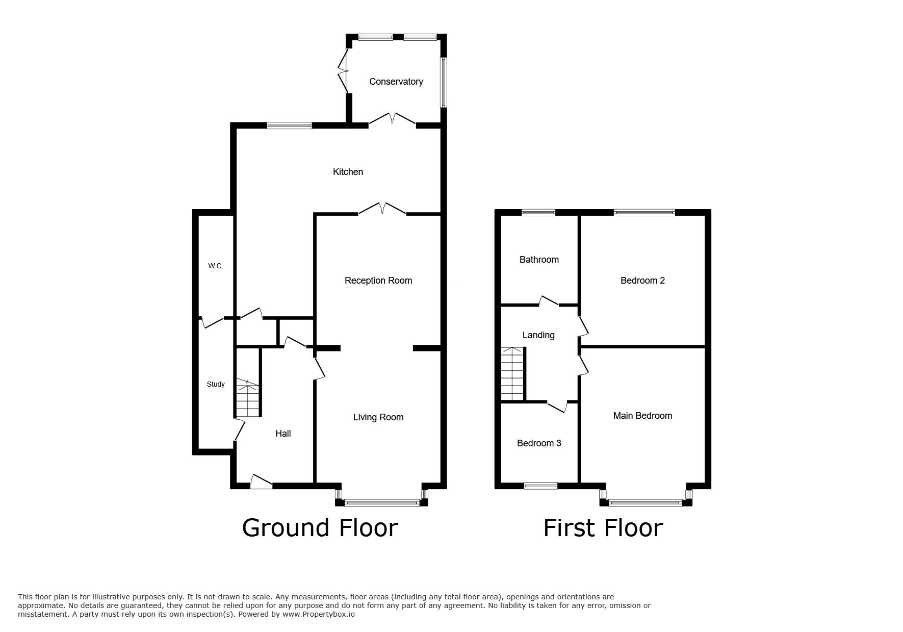 Floorplan of 3 bedroom Semi Detached House for sale, Cawdor Street, Eccles, Greater Manchester, M30