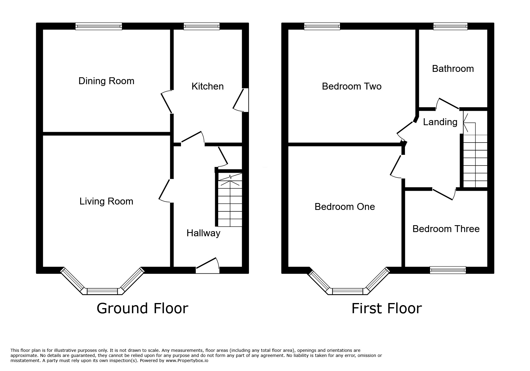 Floorplan of 3 bedroom Semi Detached House for sale, Gore Crescent, Salford, Greater Manchester, M5