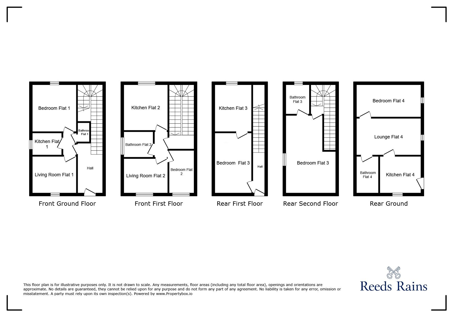 Floorplan of 4 bedroom Semi Detached House for sale, Seedley Road, Salford, Greater Manchester, M6