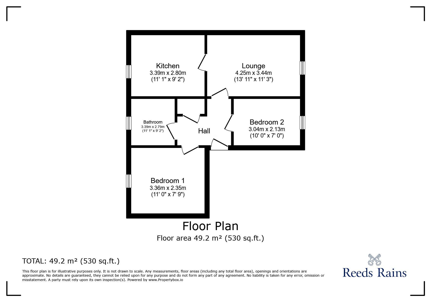 Floorplan of 2 bedroom  Flat for sale, Sheader Drive, Salford, Greater Manchester, M5