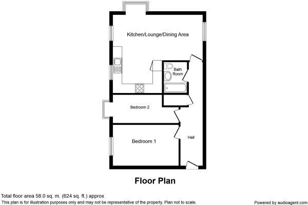 Floorplan of 2 bedroom  Flat to rent, Sheader Drive, Salford, Greater Manchester, M5