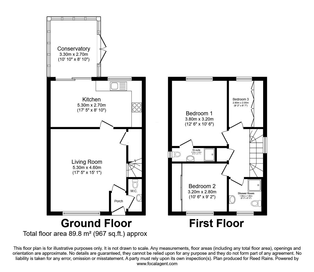 Floorplan of 3 bedroom Detached House for sale, Dorchester Drive, Manchester, Greater Manchester, M23