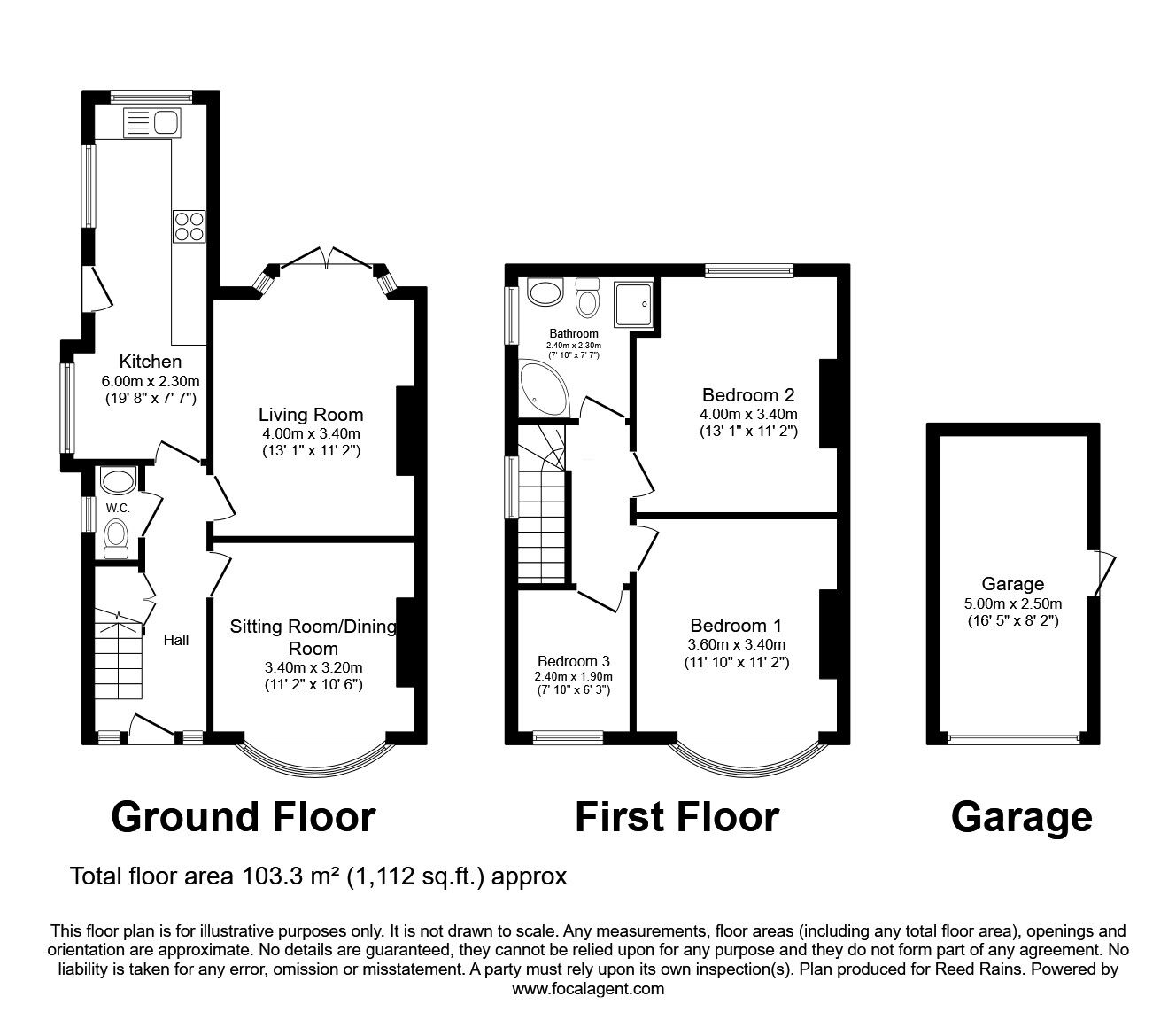 Floorplan of 3 bedroom Semi Detached House for sale, Woodlands Drive, Sale, Greater Manchester, M33