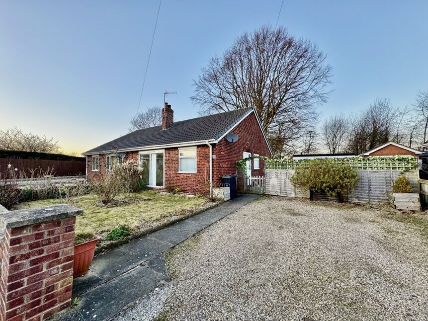 Main image of 2 bedroom Semi Detached Bungalow for sale, West Garth, Sherburn, North Yorkshire, YO17