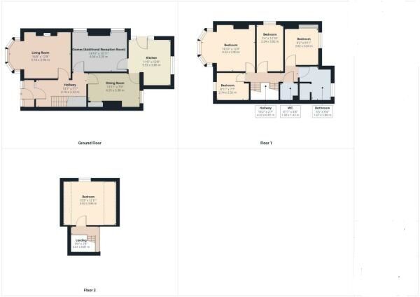 Floorplan of 5 bedroom Semi Detached House for sale, Devonshire Drive, Scarborough, YO12