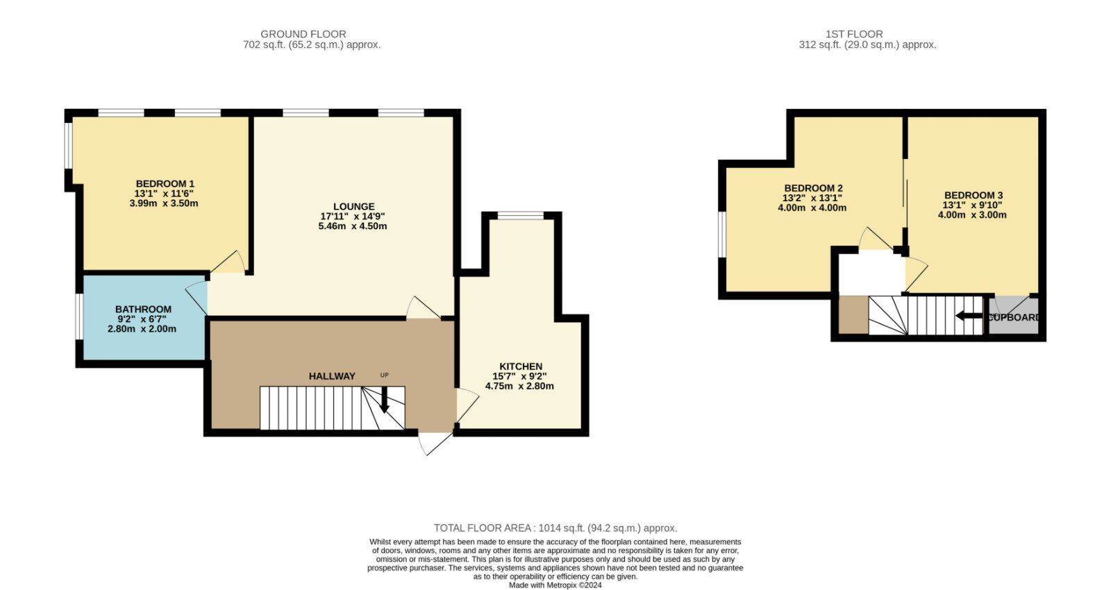 Floorplan of 3 bedroom  Flat for sale, Argyle Road, Whitby, North Yorkshire, YO21