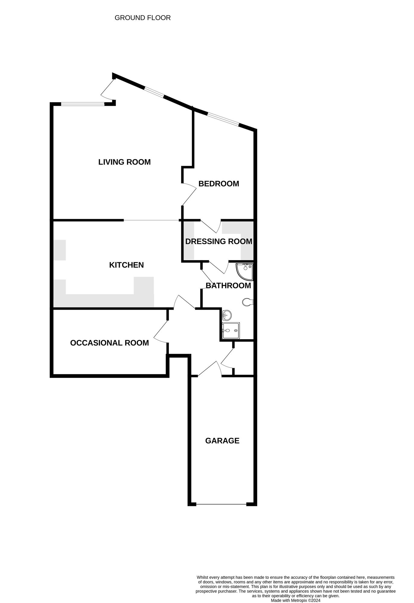 Floorplan of 2 bedroom  Flat for sale, Albemarle Back Road, Scarborough, North Yorkshire, YO11