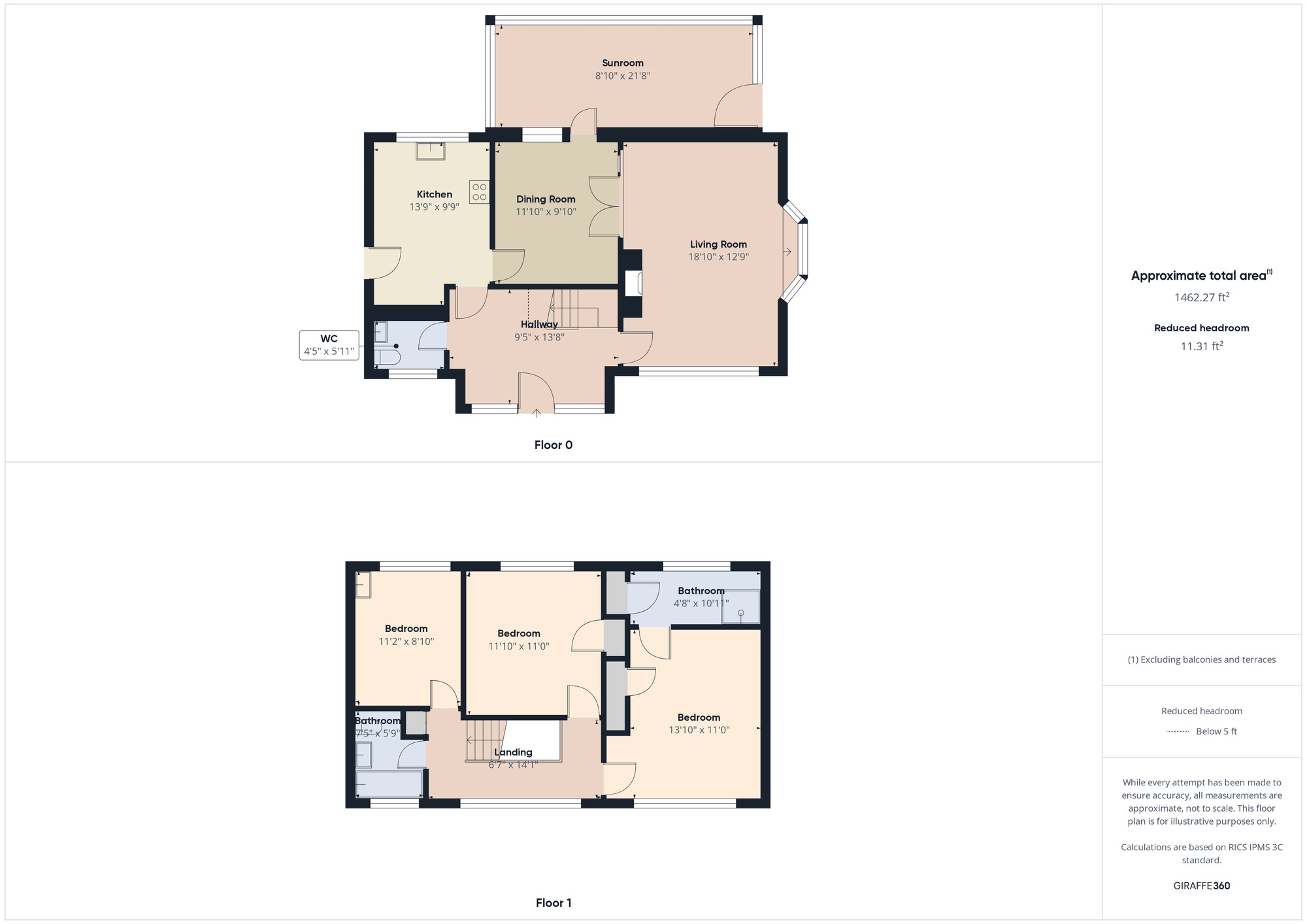 Floorplan of 3 bedroom Detached House for sale, Lady Ediths Park, Scarborough, North Yorkshire, YO12