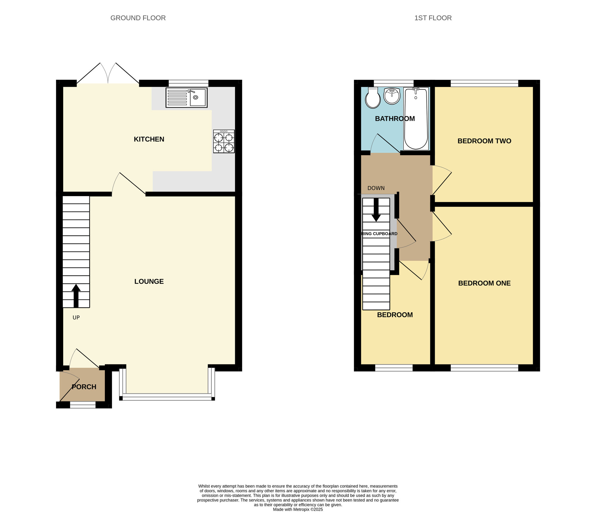 Floorplan of 3 bedroom Semi Detached House for sale, Nightingale Lane, Scarborough, North Yorkshire, YO12