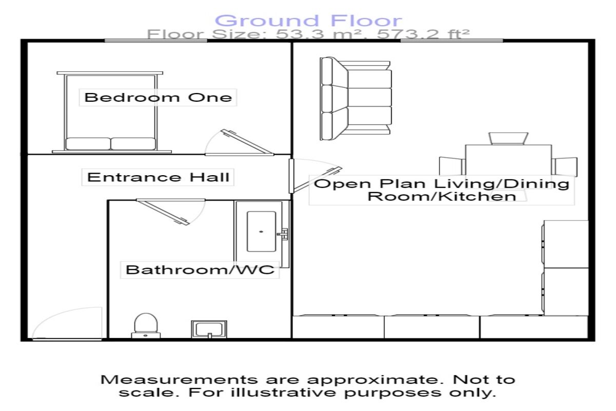 Floorplan of 1 bedroom  Flat for sale, Solly Street, Sheffield, S1