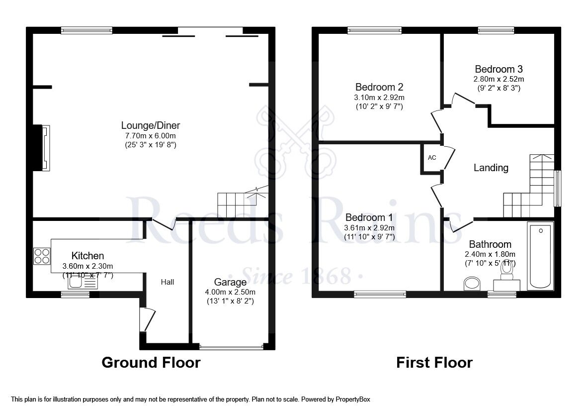 Floorplan of 3 bedroom Detached House for sale, The Hollies, Osgodby, Selby, YO8