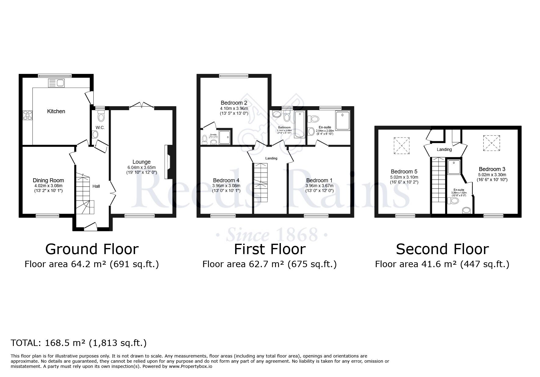 Floorplan of 5 bedroom Detached House for sale, Blackthorn Close, Whitley, North Yorkshire, DN14