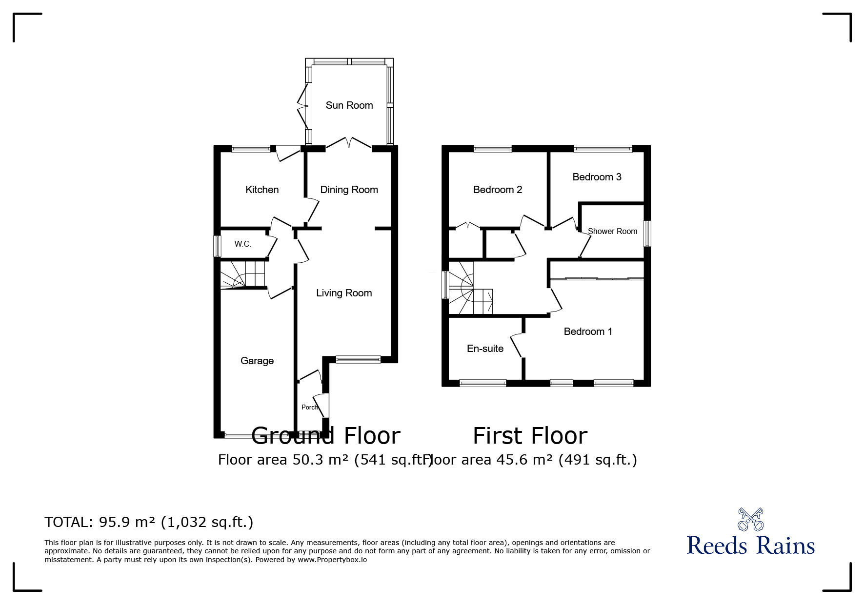 Floorplan of 3 bedroom Detached House for sale, Aspen Grove, Eggborough, North Yorkshire, DN14