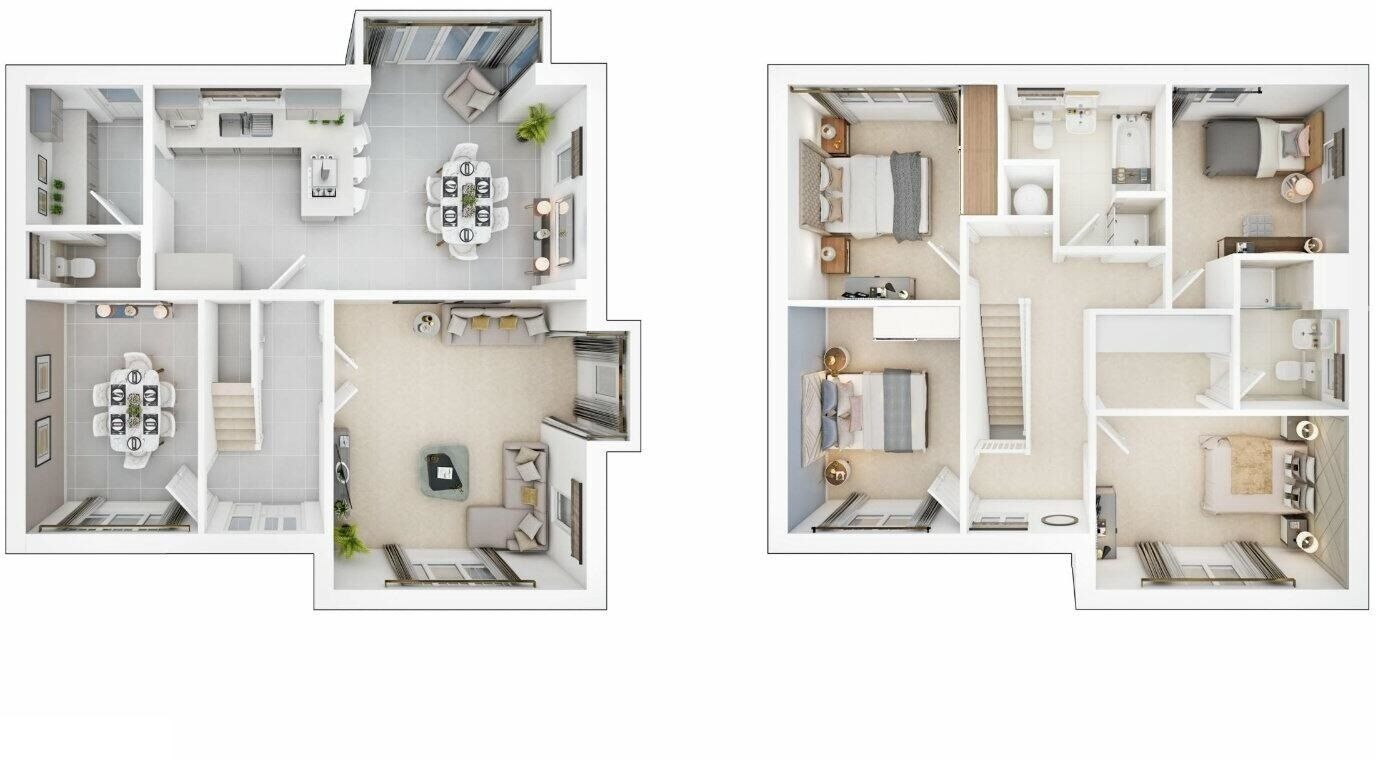 Floorplan of 4 bedroom Detached House for sale, Camilla Close, Carlton, North Yorkshire, DN14