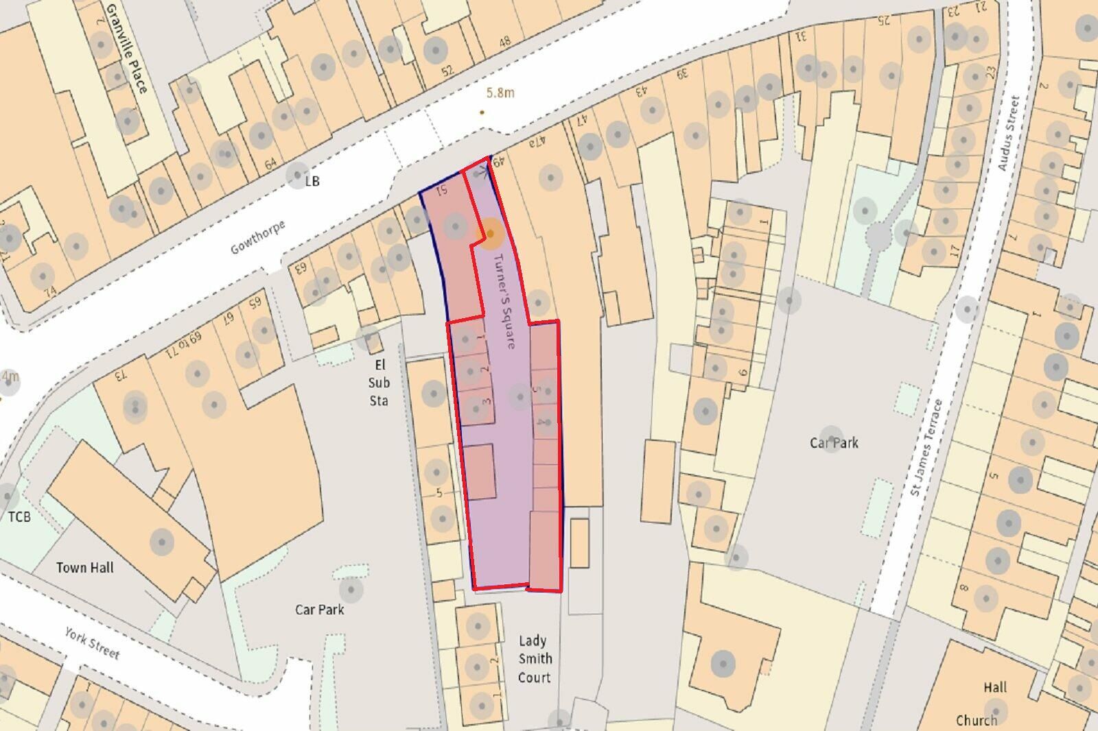 Floorplan of 8 bedroom  Land/Plot for sale, Turners Square, Selby, North Yorkshire, YO8