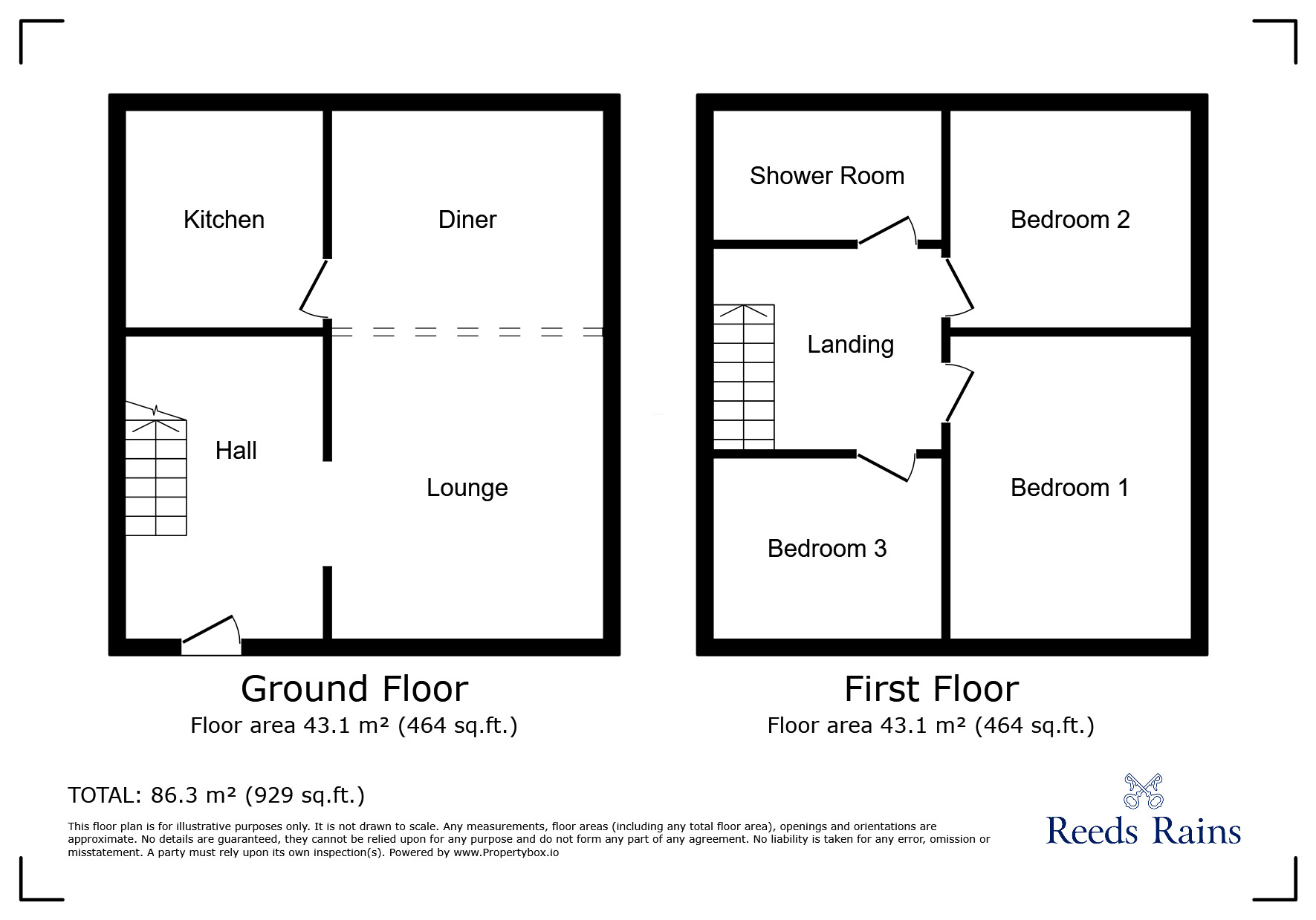 Floorplan of 3 bedroom Detached House to rent, Nursery Road, St. Helens, Merseyside, WA9