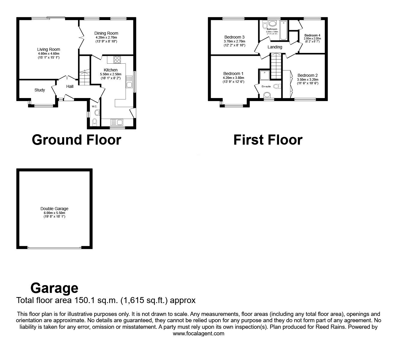 Floorplan of 4 bedroom Detached House for sale, Selby Close, St. Helens, Merseyside, WA10