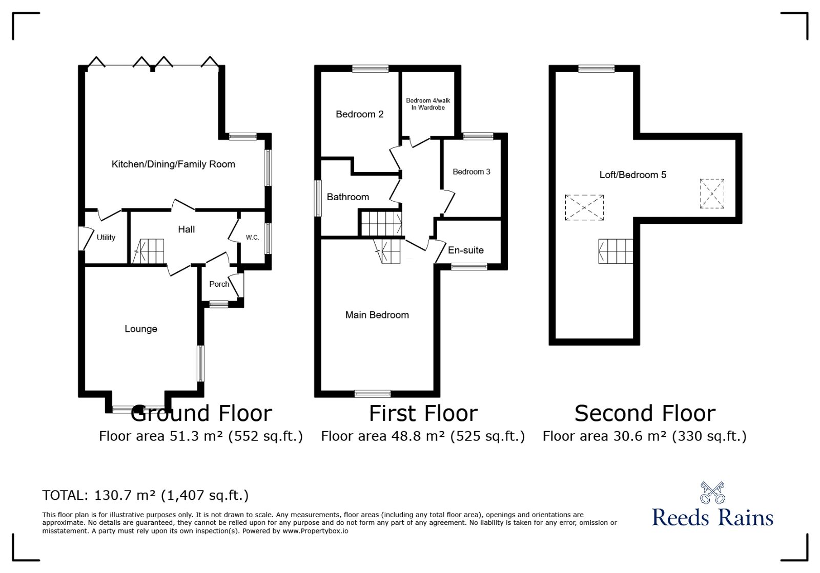 Floorplan of 5 bedroom Detached House to rent, John Molyneux V C Close, St. Helens, Merseyside, WA9